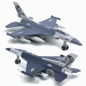 22cm अमेरिकी F-16 नई मिश्र धातु लड़ाकू सिमुलेशन विमान मॉडल Diecast हवाई जहाज