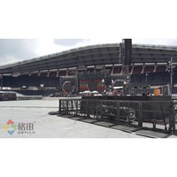 Dalles de protection en plastique emboîtables pour gazon extérieur, idéales pour festivals de musique, concerts et événements, pour la protection des pelouses et l'aménagement paysager.