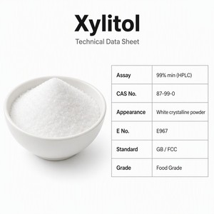 <span class=keywords><strong>Xylitol</strong></span> en poudre 99% HPLC en vrac de l'usine LCHBIO, CAS 87-99-0 E967, édulcorant naturel de rafle de maïs, sans sucre, doux pour les dents, faible teneur en calories - Product Image 2