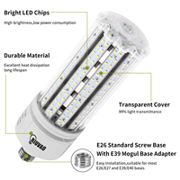 Ampoule de maïs LED 60W ETL DLC Convient aux bâtiments d'entrepôt Approuvé Blanc Étanche IP65 Led Corn Light E40