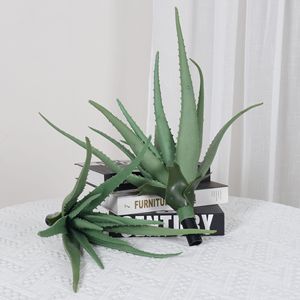 Plante artificielle Dream Castle, Aloe Vera succulente verte, branche unique, bouquet, décoration d'intérieur, ornement de bureau, plantes artificielles - Product Image 2
