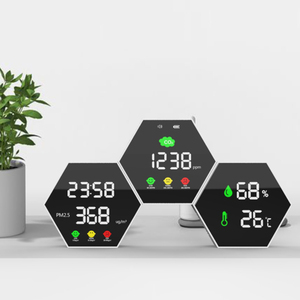 Medidor de CO2 con Pantalla LED de Montaje en Pared, Analizador de Gases Portátil con Sensor NDIR, Monitor de Contaminación del Aire, Detector de PM2.5 - Product Image 2