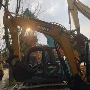 รถขุดมือสอง SANY SY60C 6 ตัน รถขุดไฮดรอลิกแบบตีนตะขาบ รุ่น SY75C SY95C มีสินค้าในสต็อก พร้อมจำหน่ายและจัดส่งทั่วโลก - Product Image 3