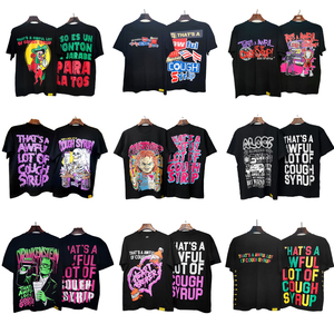Nueva Colección de Camisetas de Alta Calidad para Hombre con Estampado 'THAT'S A AWFUL LOT OF COUPH SYRUP', Estilo Holgado e Informal - Product Image 1