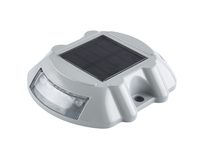 Marqueur solaire 12 LED, clignotant latéral de sécurité routière, pointe réfléchissante en aluminium, feux clignotants pour aménagement routier