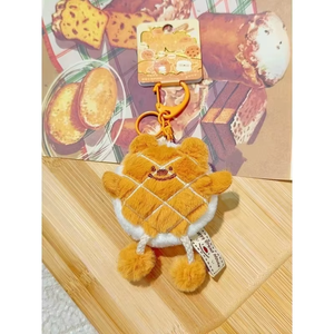 ของเล่นพวงกุญแจตุ๊กตาขนมปังแบบมีขาขยับได้ ของตกแต่งแขวนตุ๊กตาเหมาะสำหรับเด็กผู้หญิง ของขวัญเทศกาลสำหรับเด็กผู้หญิง - Product Image 1