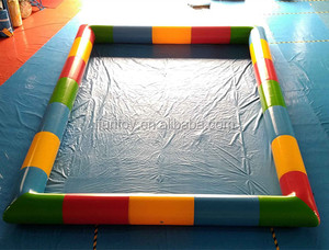 Piscina de Pelotas Inflable de Tubo Único Resistente con Material de Vinilo y PVC para Uso <span class=keywords><strong>en</strong></span> Exteriores <span class=keywords><strong>en</strong></span> Hoteles, Resorts y Parques - Product Image 4