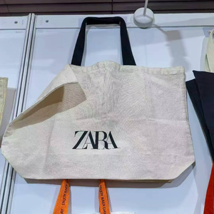 Sac fourre-tout en <span class=keywords><strong>toile</strong></span> TOP Design, 1 pièce, avec poche extérieure, sac de courses réutilisable, fermeture éclair supérieure, pour les essentiels quotidiens - Product Image 5