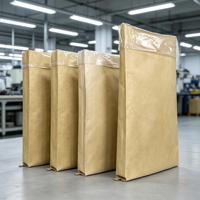 Sacs en papier kraft composites en PP tissé avec doublure en HDPE robuste, conçus sur mesure pour l'emballage du ciment, des colorants et des produits chimiques