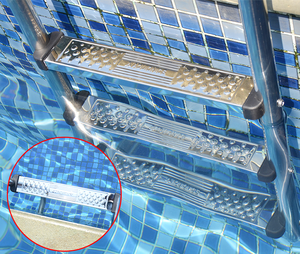<span class=keywords><strong>Échelle</strong></span> <span class=keywords><strong>de</strong></span> <span class=keywords><strong>piscine</strong></span> décorative et moderne à <span class=keywords><strong>3</strong></span> étages, repose-main, pour piscines encastrées - Product Image 5
