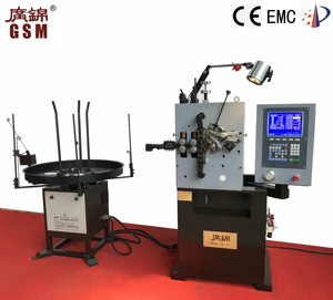 Macchina per la Produzione di Molle a Giarrettiera a 4 Assi, Macchina per Avvolgimento Molle Inclinate da 2 mm, Macchinario CNC per Molle di Compressione - Product Image 1