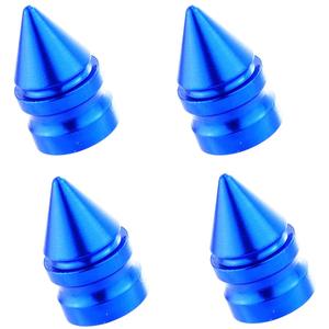 Smart Valve <b>Cap</b> Conical Black Aluminum Alloy For Car Tire Wheel <b>Dust</b> Cover Replacement Repair Parts - Product Image 4