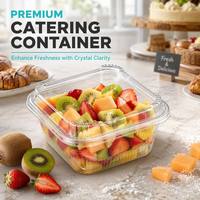Boîte d'emballage alimentaire transparente en PET de qualité alimentaire jetable avec une épaisseur de 1 à 3 mm, modèle CF-03, pour boulangerie, gâteau, pain, dessert, sushi
