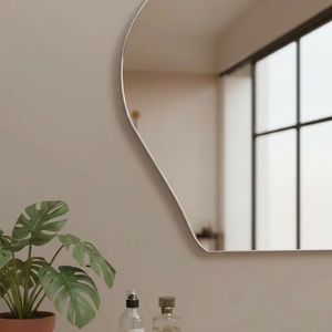 Irregular Wavy Acrylic Wall <b>Mirror</b> <b>Frameless</b> Asymmetrical Decorative <b>Mirror</b> - Product Image 3