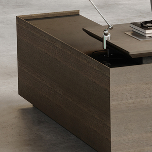 Cao cấp thương mại đồ nội thất độc đáo thiết kế hiện đại văn phòng tổng giám đốc bằng gỗ điều hành bảng bàn - Product Image 3