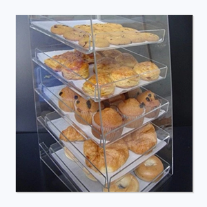 Manufacturer High Quality Acrylic bakery Bread Display Case For Sale