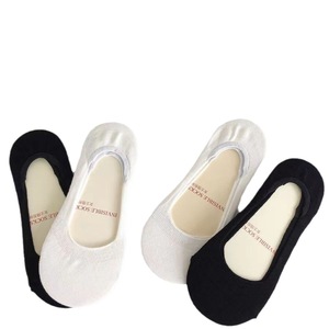 Women's Invisible Boat <b>Socks</b> Cotton Non-Slip Breathable Low Cut White <b>Black</b> Summer Casual <b>Socks</b> - Product Image 5
