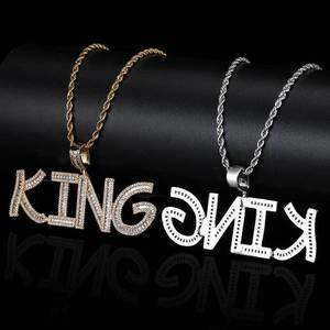 Hip Hop DIY Customized Alphabet Block Pendant 925 Sterling Silver Moissanite <b>Iced</b> <b>Out</b> Charms Real Gold Plated Micro Pave Setting - Product Image 4