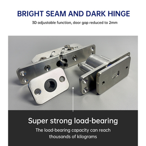 Modern Aluminum Pivot Entry Security <strong>Door</strong> with Waterproof Soundproof Fire Prevention Features - Product Image 4
