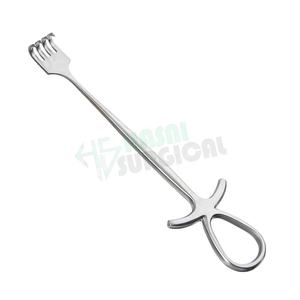 Logo personnalisé chirurgical de rétracteur Volkmann pointu à 4 broches en acier inoxydable de haute qualité fabriqué au Pakistan - Product Image 3
