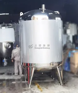 300l 500l heated stainless steel mixing tank high quality steam jacketed mixing tank sauce detergent liquid soap making machine