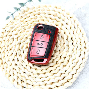 Pour Skoda Octavia A7 Kodiaq pour <span class=keywords><strong>Seat</strong></span> Ateca <span class=keywords><strong>Leon</strong></span> FR <span class=keywords><strong>2</strong></span> Ibiza étui à clés de voiture en TPU pour VW Volkswagen Polo Golf 7 MK7 VII Tiguan MK2 - Product Image 3