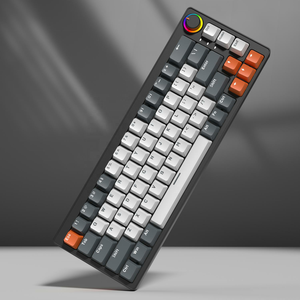 Clavier mécanique pour jeux sur ordinateur sans fil 2,4 G à 68 touches avec remplacement à chaud et coussin en silicone - Product Image 3