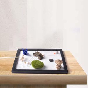 Kit de figurines artisanales écologiques pour jardin <span class=keywords><strong>zen</strong></span> de table, décoration de <span class=keywords><strong>bureau</strong></span>, bouddhisme, <span class=keywords><strong>Feng</strong></span> <span class=keywords><strong>Shui</strong></span> - Product Image 2