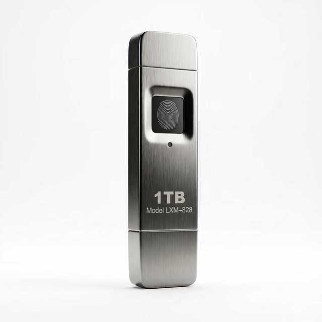 Customizable High-speed USB 3.0 Fingerprint-encrypted Metal USB Flash Drive