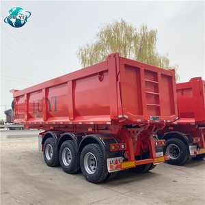 Remolques de camión de 3/4/5 ejes, 40Ton, 60Ton, 70Ton, 40ft, 60ft, transporte de piedra, equipo de inclinación, <span class=keywords><strong>remolque</strong></span> de <span class=keywords><strong>carga</strong></span> - Product Image 5