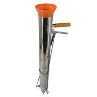 Semoir manuel portable VERTAK 75 mm à poignée unique en acier inoxydable pour semis et repiquage agricole