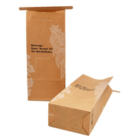 Sacs en papier kraft de luxe écologiques avec logo personnalisé, résistants à la graisse pour l'emballage alimentaire - pour sucre, pizza, options de lamination et gravure