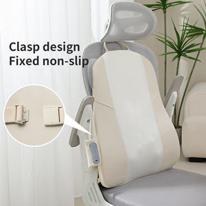 Coussin de massage chauffant électrique pour le dos, coussin de chaise Shiatsu avec rouleaux qui se déplacent vers le haut et vers le bas pour le massage du dos - Product Image 5