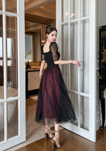 Nieuwe Elegante Dubbellaags Lange Avondjurk <span class=keywords><strong>Prom</strong></span> Dress Custom Kanten Jurk Voor Vrouwen - Product Image 5