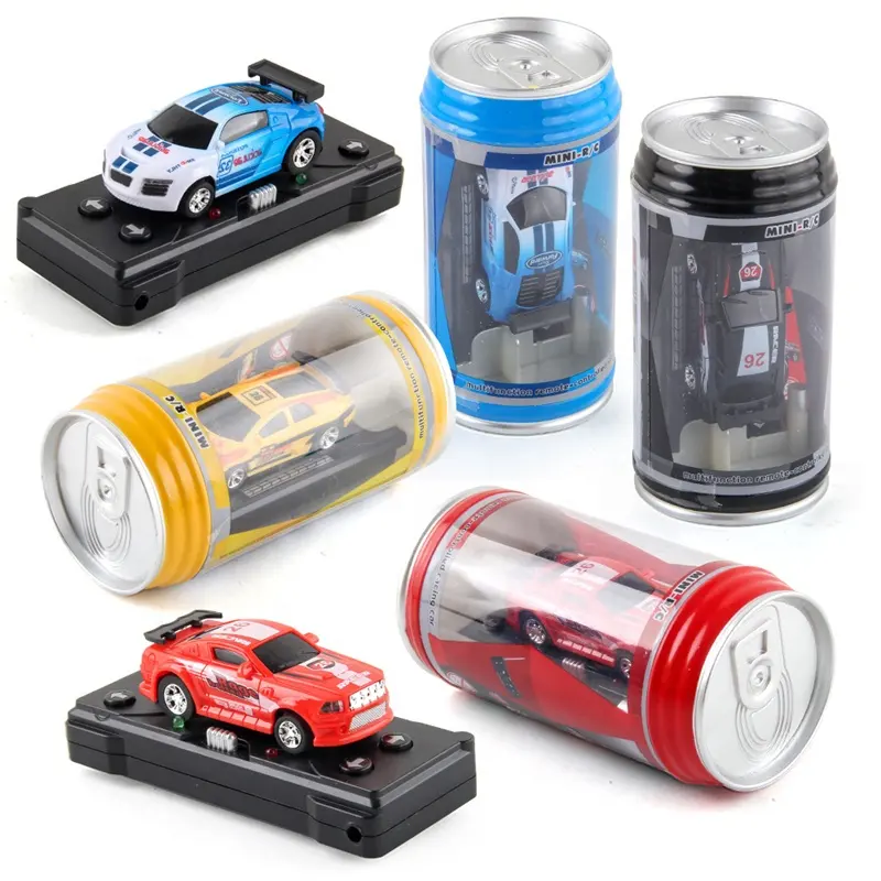 Kids Radio Control Toys Wholesale Coke Can Mini Micro RC Drift Cars Carritos Juguetes De Auto A Control Remoto