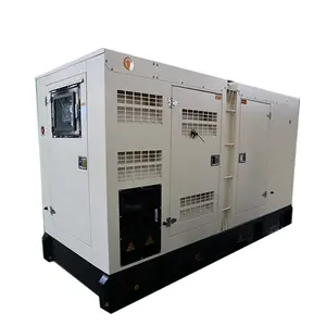 Sessiz Perkins motor dizel jeneratör seti 50kw 125kva AC üç fazlı ve tek fazlı çıkış 380v 60Hz anma gerilimi