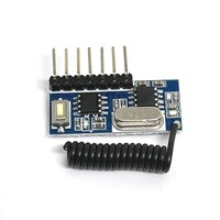 433 mhz RF récepteur apprentissage Code décodeur Module 433 mhz sans fil 4 canaux sortie bricolage kit pour télécommande 1527 encodage