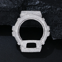 Magnifique montre pour homme en acier inoxydable 904L, sertie de moissanite VVS, personnalisée, style hip-hop, luxe glacé