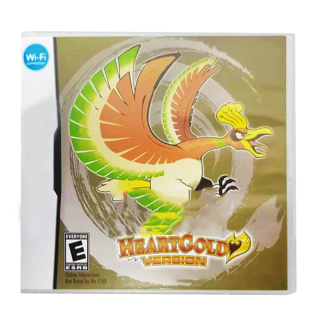 Heartgold SoulSilver Video Game Card With Box Other Video Card Game Accessories for 3DS NDSI NDSL NDS Console