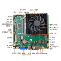 Placa Base Mini ITX de 17x17cm con Ventilador, Tiger Lake I5 1145G7, Ranuras de RAM DDR4, 4 Puertos USB3, 1 Puerto LAN