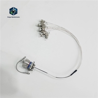 ZLTC D38999 Série MT GYM18 Fibre optique 13 #   Câble de raccordement 1MT 12 conducteurs avec connecteurs mâles et femelles en cuivre