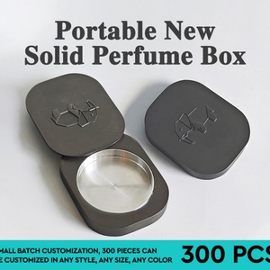 Envase Magnético Recargable para Perfume Sólido, Diseño Creativo, Caja Metálica Deslizante para Perfume, Envases Cosméticos de Lujo - Product Image 2
