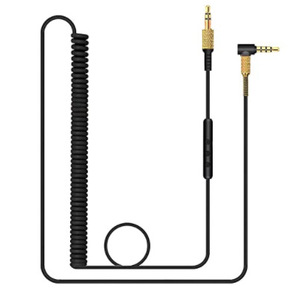 Câble audio de 2 m pour casque <span class=keywords><strong>Marshall</strong></span> Major II 2, cordons de microphone avec télécommande de contrôle du volume du microphone - Product Image 1