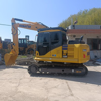 Excavator Bekas Komatsu PC130 13 Ton Mesin Cummins Pompa Hidrolik Kawasaki Motor Asli Jepang 0-2000 Jam 90% Baru