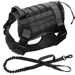 Active Pet Dogs Luxus Fleece Warm Mesh Tactical Rescue Hunde geschirr Designer Reversible Nylon <span class=keywords><strong>Collar</strong></span> Leash Set - Product Image 5