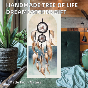 Atrapasueños de Alta Calidad con Diseño Nuevo 2021, Árbol de la Vida, Ángel, Arte Folclórico, Hecho a Mano con Materiales Orgánicos, Decoración Portátil para Halloween - Product Image 2