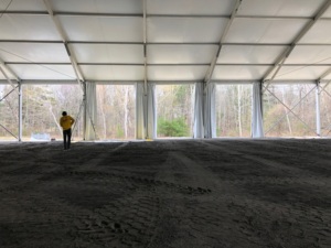 Campi minerari e forniture per giacimenti petroliferi a dispiegamento rapido rifugio temporaneo per deposito prefabbricato tenda da magazzino - Product Image 6