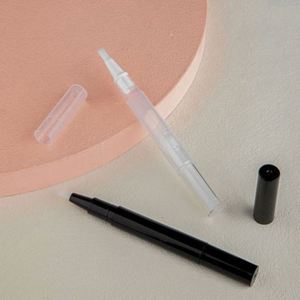 Tubes en plastique personnalisables avec logo, vides, 2 ml, 2,5 ml, 4 ml, 6 ml, pour rouge à lèvres, outils de maquillage, vernis à ongles, sérum, avec bouchon à vis, emballage stylo - Product Image 2