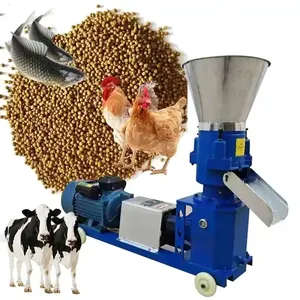 Frango alimentar grama pellet fazendo máquina animal feed sedimento máquina com motor diesel