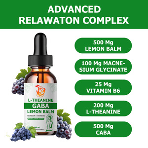 Servicio Personalizado de Gotas de GABA L-Teanina, Favorece el Equilibrio Emocional, Fórmula de Absorción Rápida con Extracto de Balsamo de Limón Líquido - Product Image 2